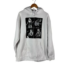 Taylor Swift The Eras Tour Hoodie X-Large White Sweatshirt Music Merch